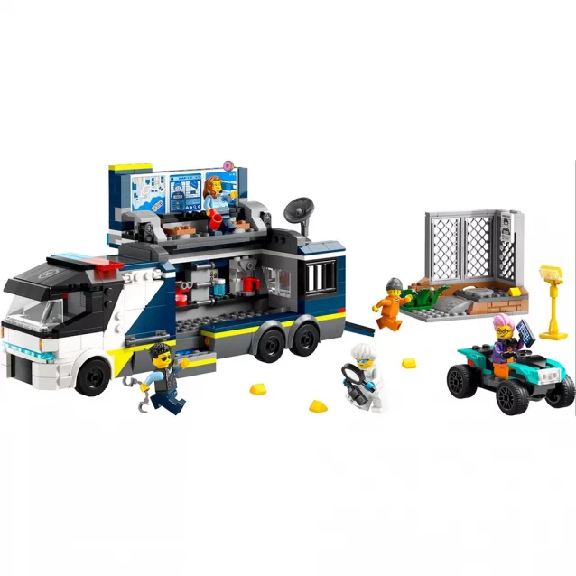 Конструктор LEGO City Пересувна поліцейська криміналістична лабораторія (60418) - 3