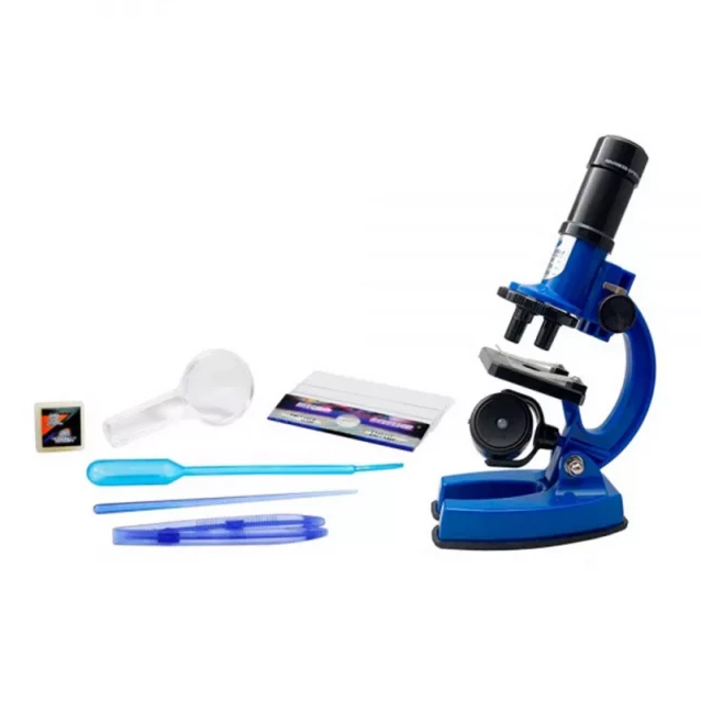 Детский микроскоп EASTCOLIGHT синий, с аксессуарами, увеличение в 450 раз (ES21371) - 1