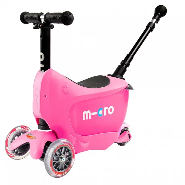 Самокат Micro серії Mini2go Deluxe рожевий (MMD033) - 1
