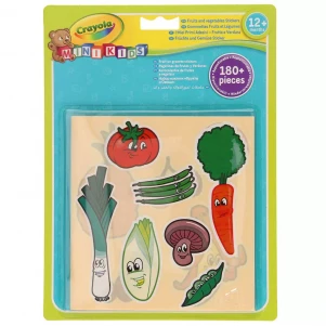 Наліпки Crayola Овочі та фрукти (256405.024) дитяча іграшка