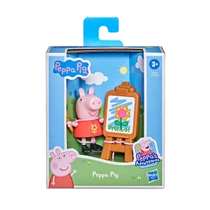 Фігурка Peppa Pig Веселі друзі Пеппа з мольбертом (F2204) дитяча іграшка