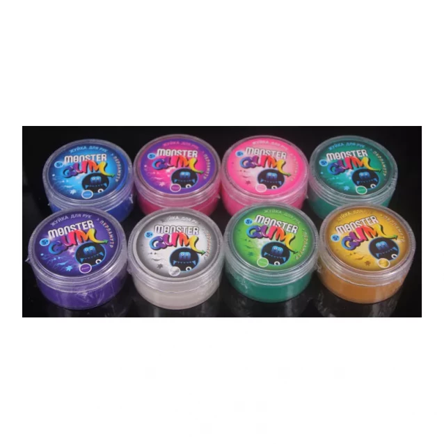 Слайм Monster Gum Жвачка для рук перламутровая, 50 г (CP83L1609/4) - 4