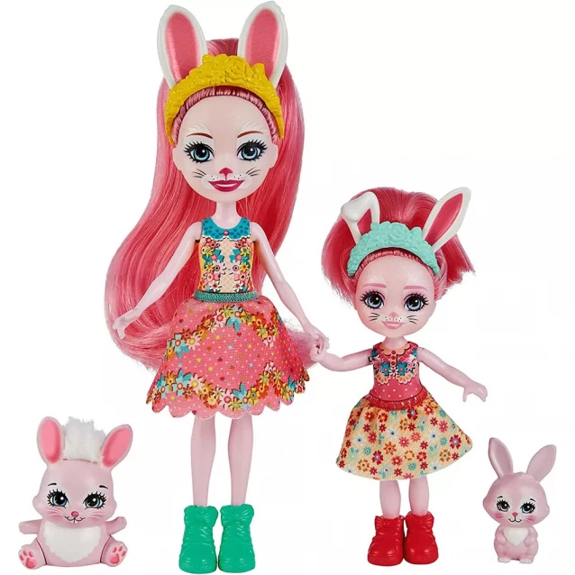 Лялька Enchantimals Кролик Брі із сестричкою (HCF84) - 1