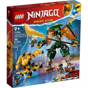 Конструктор LEGO Ninjago Командні роботи ніндзя Ллойда й Арін (71794) лего ніндзяго