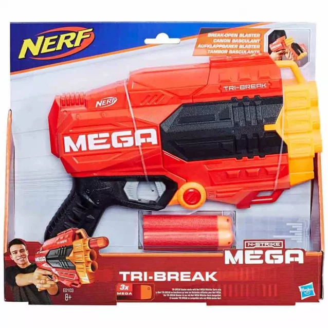 Бластер Nerf Mega Tri-Break (E0103) - 2