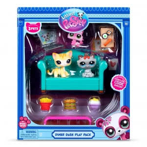 Набір фігурок Littlest PetShop Вечірка зі смаколиками з аксесуарами (00636) дитяча іграшка