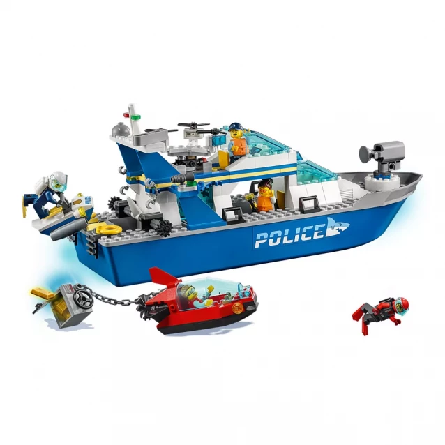 Конструктор Lego City Поліцейський Патрульний Човен (60277) - 4