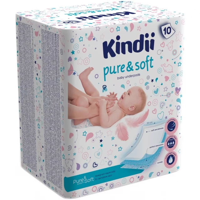Pure & Soft одноразовые пеленки для детей 60*60 10 шт (12) - 1