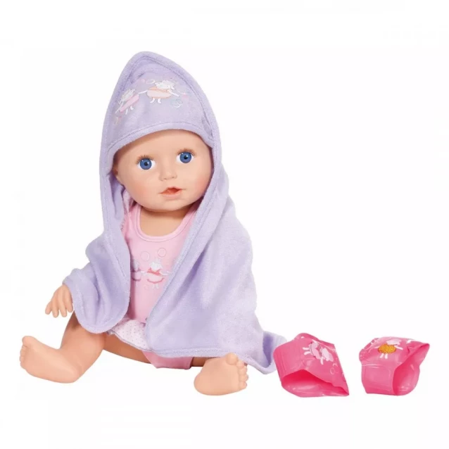 Интерактивная кукла BABY ANNABELL - НАУЧИ МЕНЯ ПЛАВАТЬ (43 см, с аксессуарами, плавает в воде) - 2