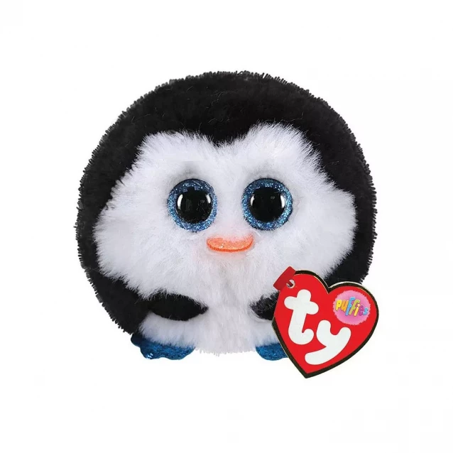 М'яка іграшка TY Puffies Пінгвін Waddles (42510) - 1