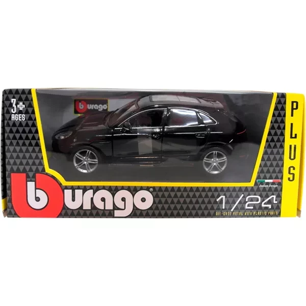 Автомодель Bburago Porsche Macan чорний, 1:24 (18-21077) - 2