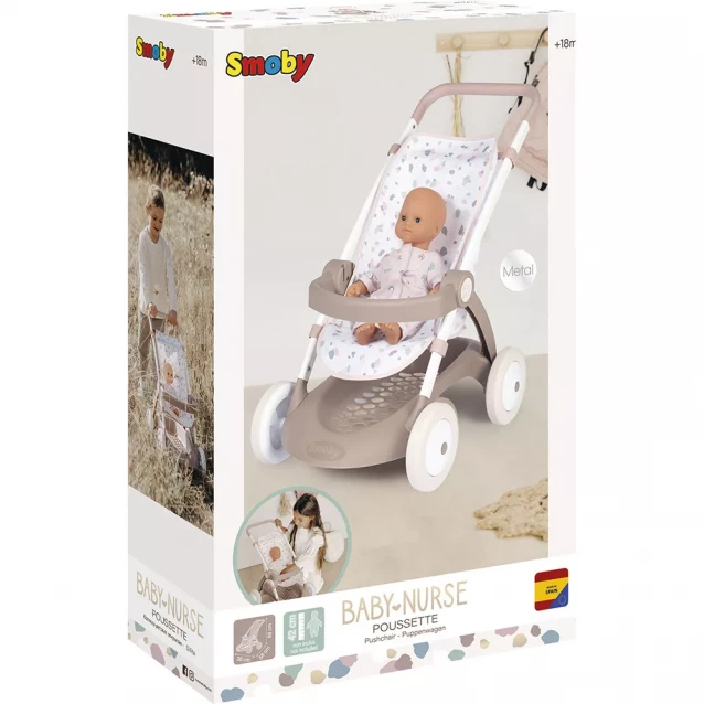 Коляска для ляльок Smoby Baby Nurse Прогулянка (254018) - 4