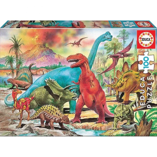 Educa Пазл "100" - Динозаври. 13179 - 1