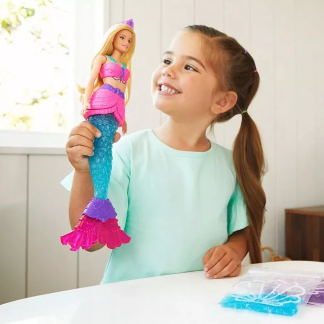 MATTEL BARBIE Русалка "Неймовірні кольори" серії Дрімтопія Barbie - 6