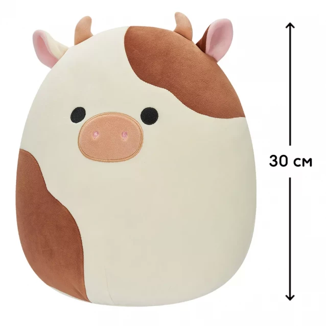 М'яка іграшка Squishmallows Корівка Ронні 30 см (SQCR04170) - 2