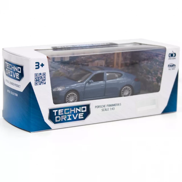 Автомодель TechnoDrive Porsche Panamera S синя (250253) - 12
