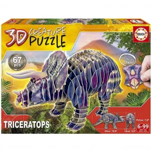 Пазл 3D ТРИЦЕРАТОПС дитяча іграшка
