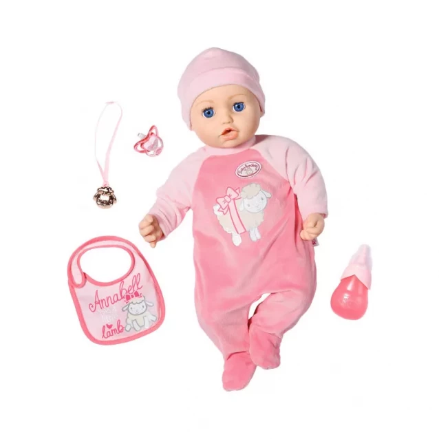 ZAPF Інтерактивна лялька BABY ANNABELL-МОЯ маленька принцеса (43 cm, з аксесуарами озвучена) - 1