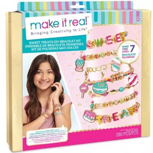 Набір для створення шарм-браслетів Make it Real Солодкі смаколики (MR1728) дитяча іграшка