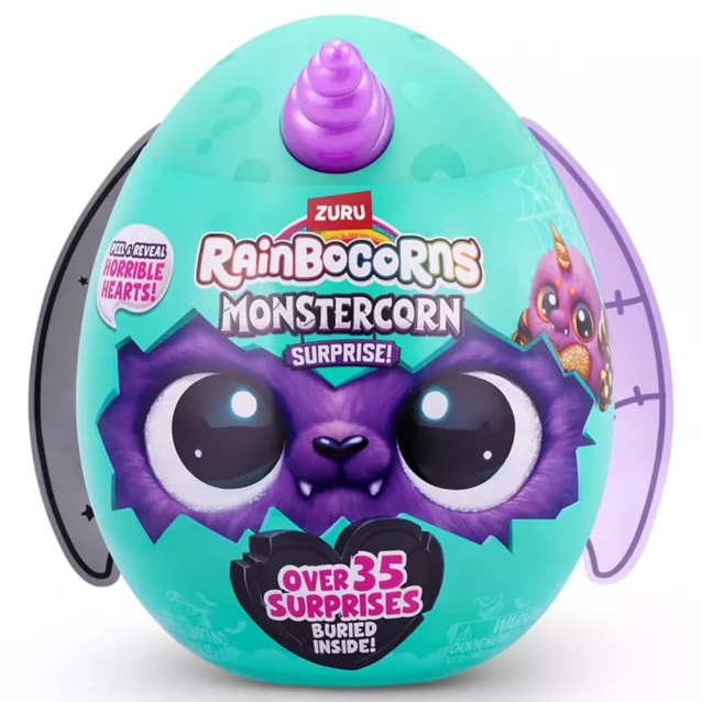 М'яка іграшка Rainbocorns Monstercorn Surprise Кажан (9297B) - 1