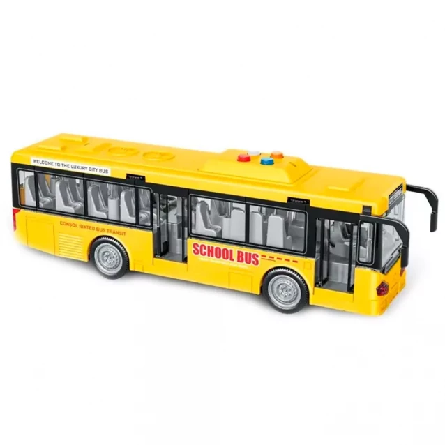 Машинка Diy Toys Автобус шкільний інерційний (CJ-2294866) - 1