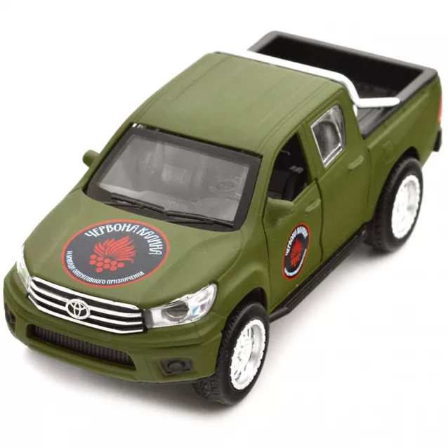 Автомодель TechnoDrive Шеврони Героїв Toyota Hilux Червона Калина (KM6119) - 1