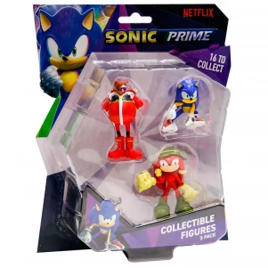 Набір фігурок Sonic Prime Сонік Наклз Доктор Еґман 6,5 см (SON2020D) дитяча іграшка