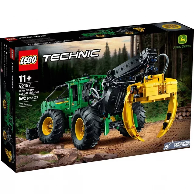 Конструктор LEGO Technic Трелювальний трактор John Deere 948L-II (42157) - 1