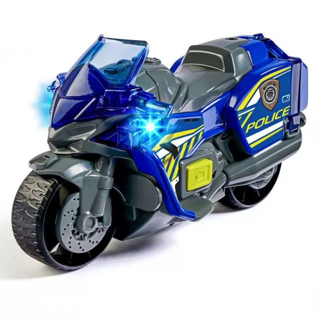 Поліцейський мотоцикл Dickie Toys 15 см (3302031) - 1