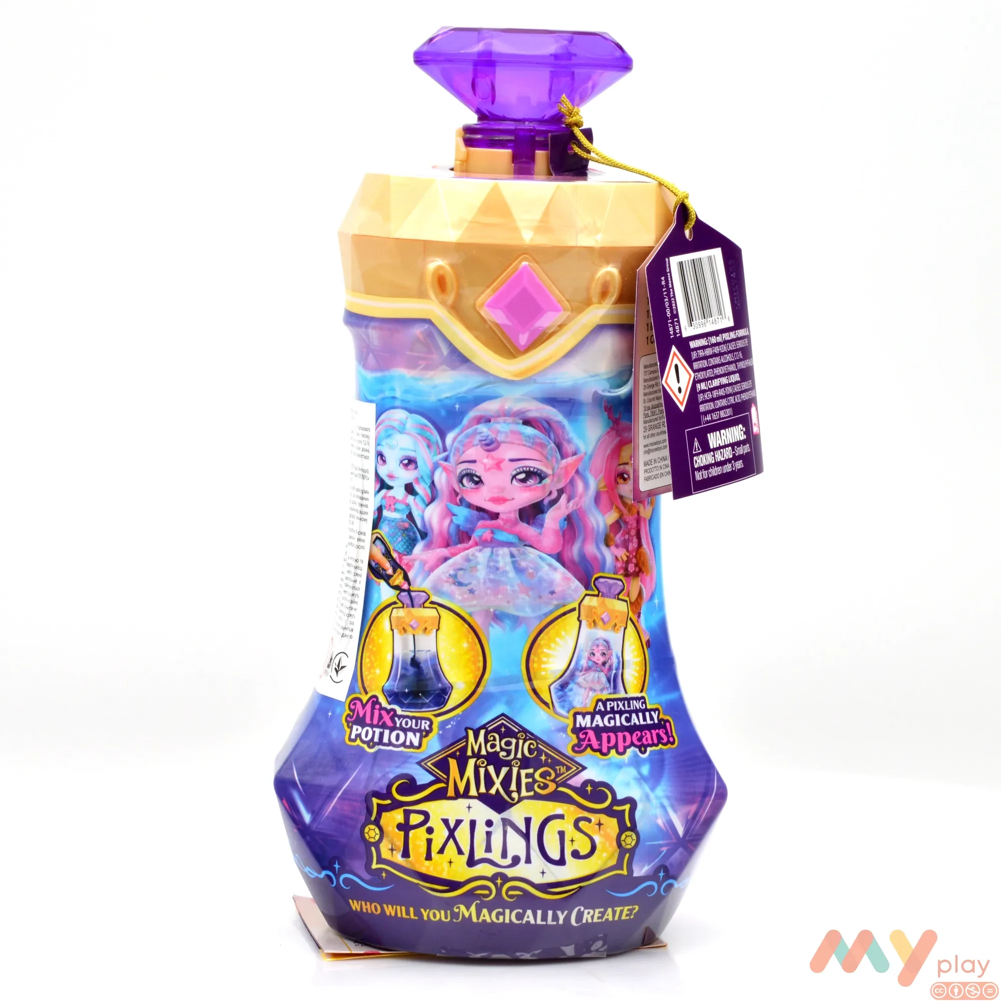 Лялька-сюрприз Magic Mixies Pixlings фіолетова (123168) - ФОТО в 360° - 1