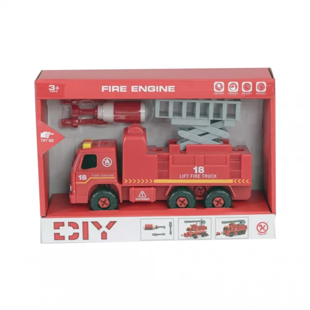 KAILE TOYS Машинка іграшкова - пожарна KL802-2 - 1