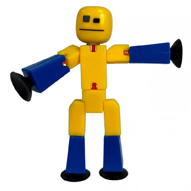 Фігурка для анімаційної творчості StikBot жовтий з синім (TST616-23UAKDY) - 2
