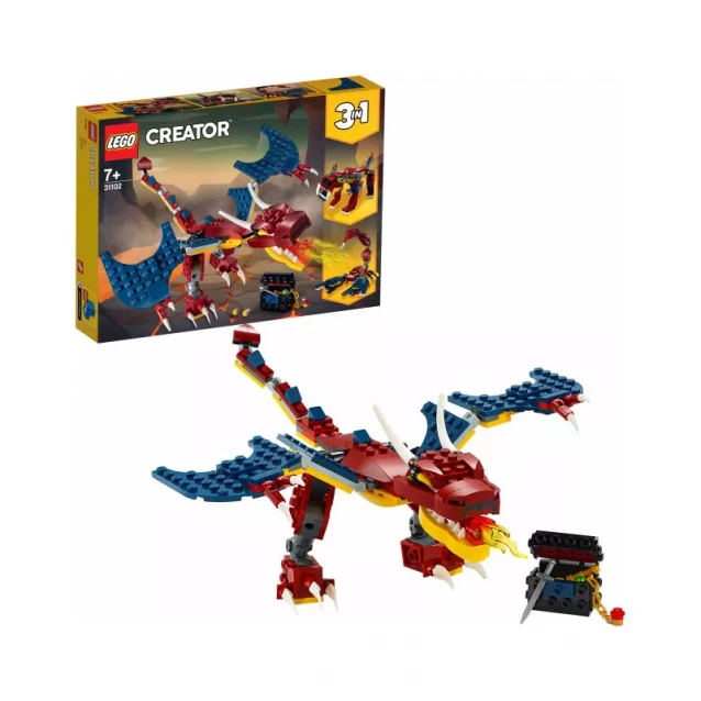 Конструктор LEGO Creator Вогняний дракон (31102) - 9