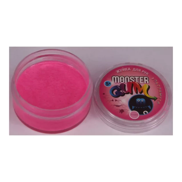 Слайм Monster Gum Жвачка для рук перламутровая, 50 г (CP83L1609/4) - 11