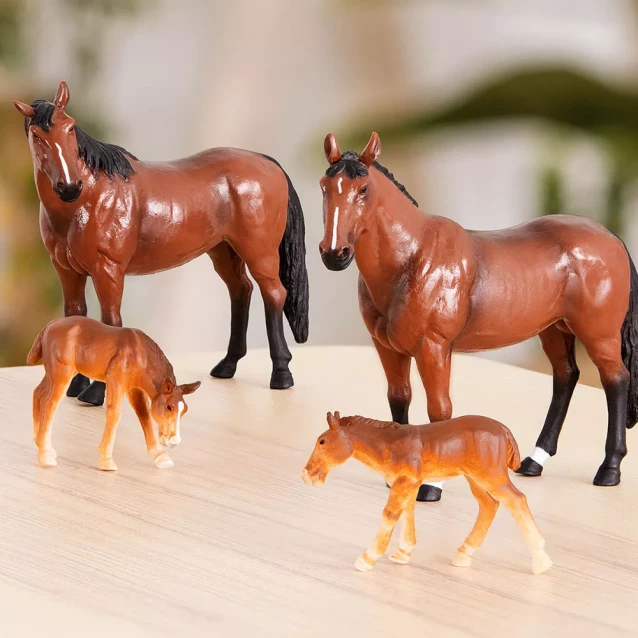 Набір фігурок Terra Сім'я коней (4 фігурки) (AN2776Z) - 2