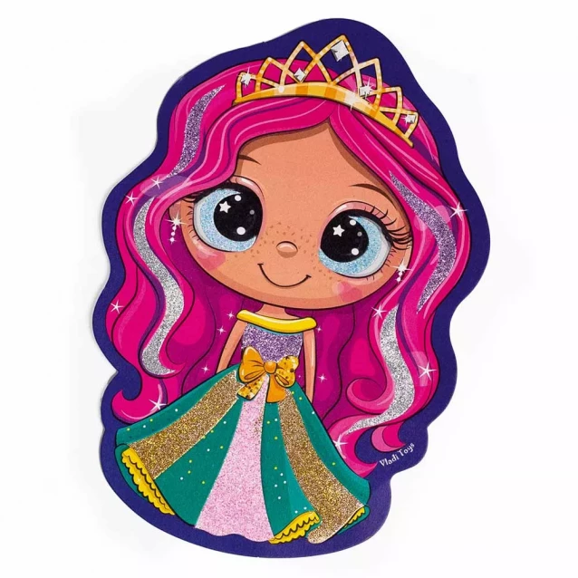 Набор для творчества Vladi-Toys Glitter Art Сказочные принцессы (VT4501-10) - 4