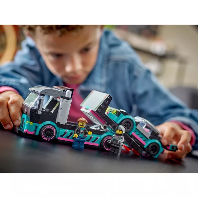 Конструктор LEGO City Автомобиль для гонки и автовоза (60406) - 10