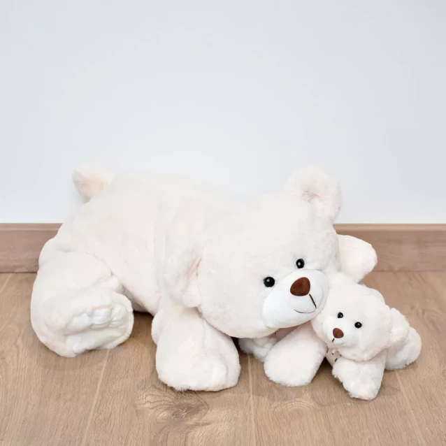 М'яка іграшка Doudou Ведмедик сніжок білий 30 см (HO2567) - 4