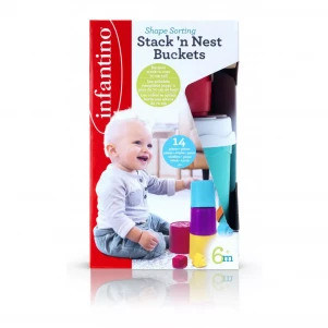 INFANTINO Развивающий набор сортер "Радужная башня" для малюків