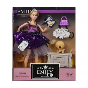 EMILY Іграшка лялька арт. QJ081C  (з аксес) лялька