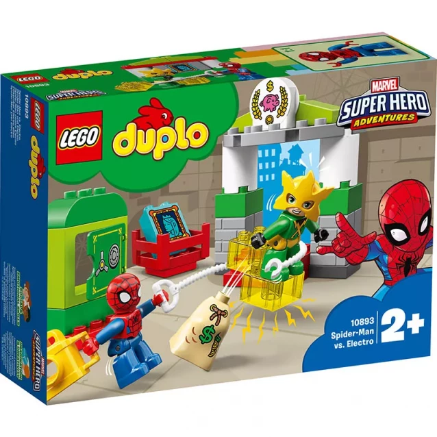 Конструктор Lego Duplo Людина-Павук Проти Електро (10893) - 1