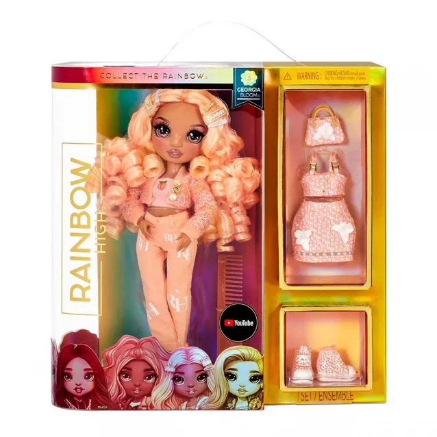 Лялька RAINBOW HIGH S3 Персик з аксесуарами (575740) - 2