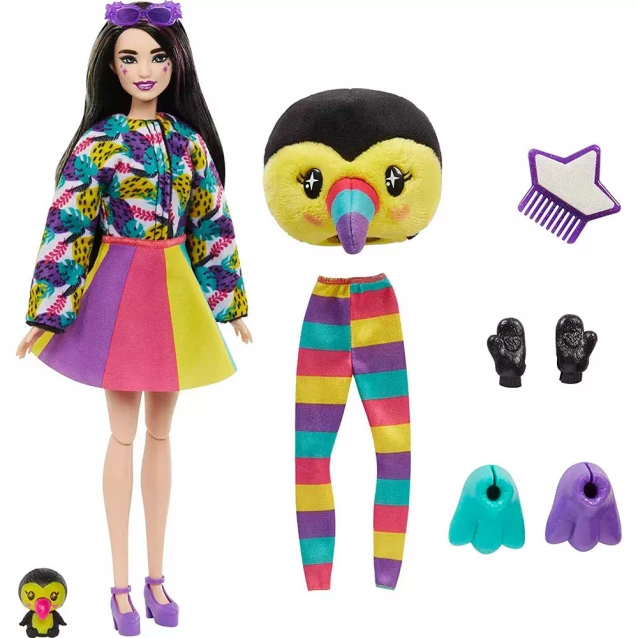 Лялька Barbie Cutie Reveal Друзі з джунглів Тукан (HKR00) - 2