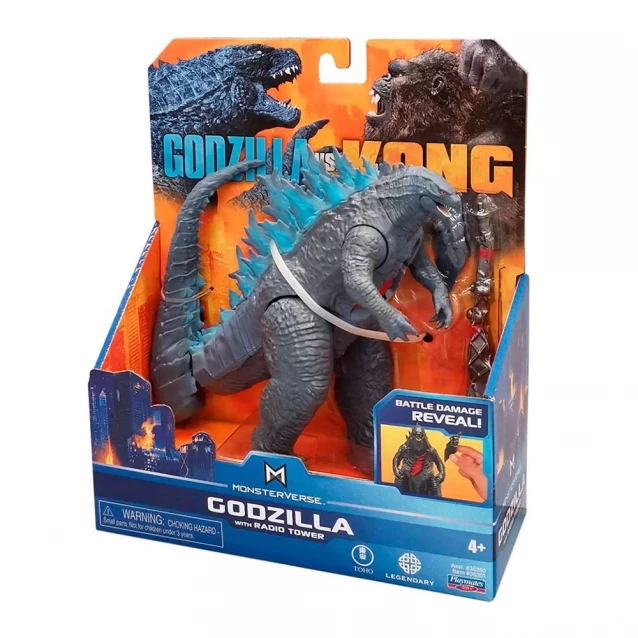 Godzilla vs. Kong Фігурка GODZILLA VS. KONG – ҐОДЗІЛЛА З РАДІОВЕЖЕЮ (15 сm) 35301 - 5