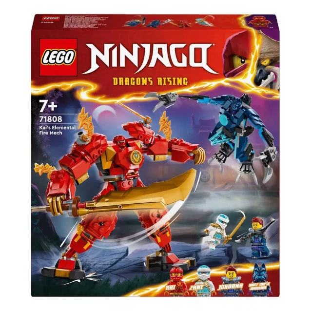 Конструктор LEGO Ninjago Робот вогняної стихії Кая (71808) - 1