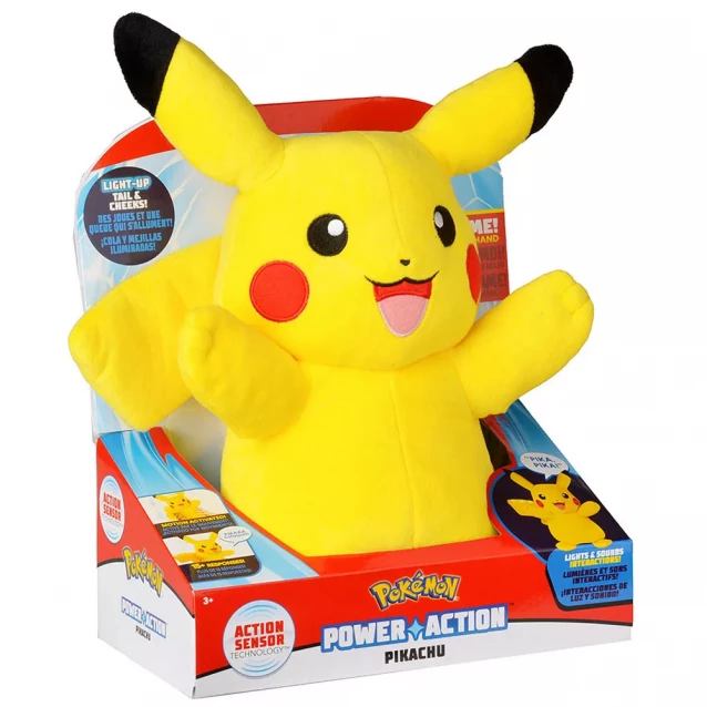Мягкая игрушка интерактивная Pokemon Пикачу 25 см (97834) - 1