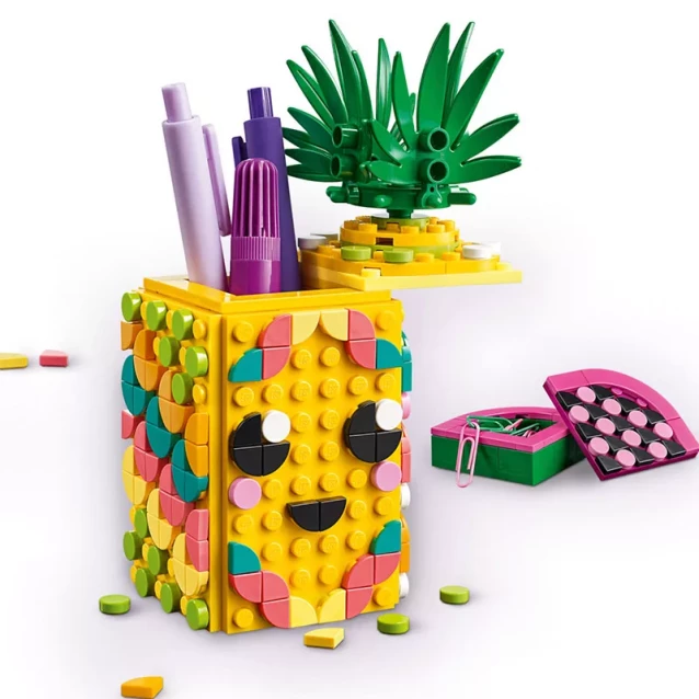 Конструктор LEGO Dots Подставка под карандаши «Ананас» (41906) - 6