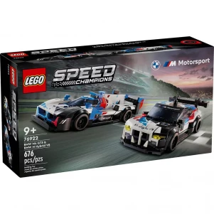 Конструктор LEGO Speed ​​Champions Гоночні автомобілі BMW M4 GT3 і BMW M Hybrid V8 (76922) - ЛЕГО
