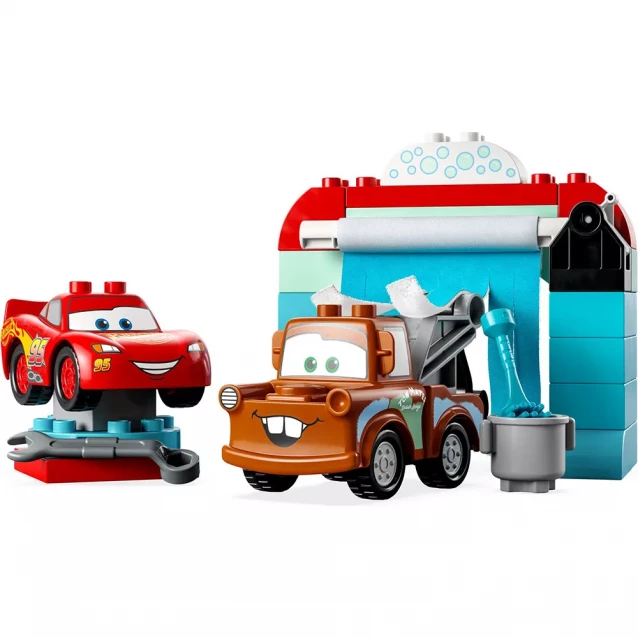 Конструктор LEGO Duplo Розваги Блискавки МакКвіна й Сирника на автомийці (10996) - 3