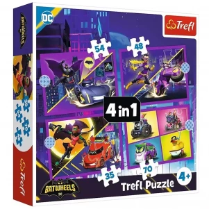 Набір пазлів Trefl Зустрічайте Batwheels (34658) дитяча іграшка